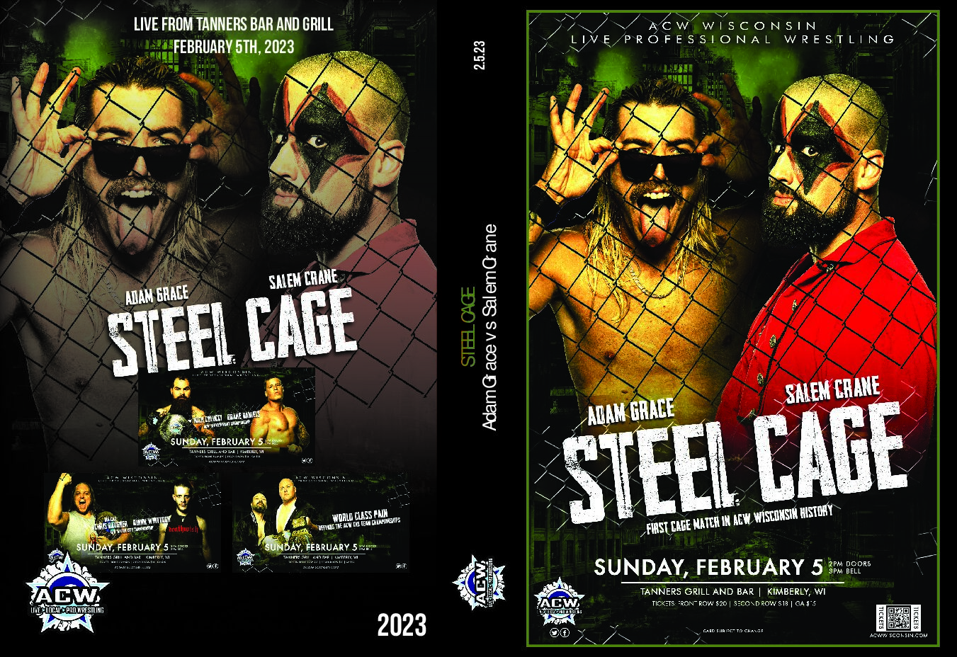ACW At Tanners - Steel Cage Show
